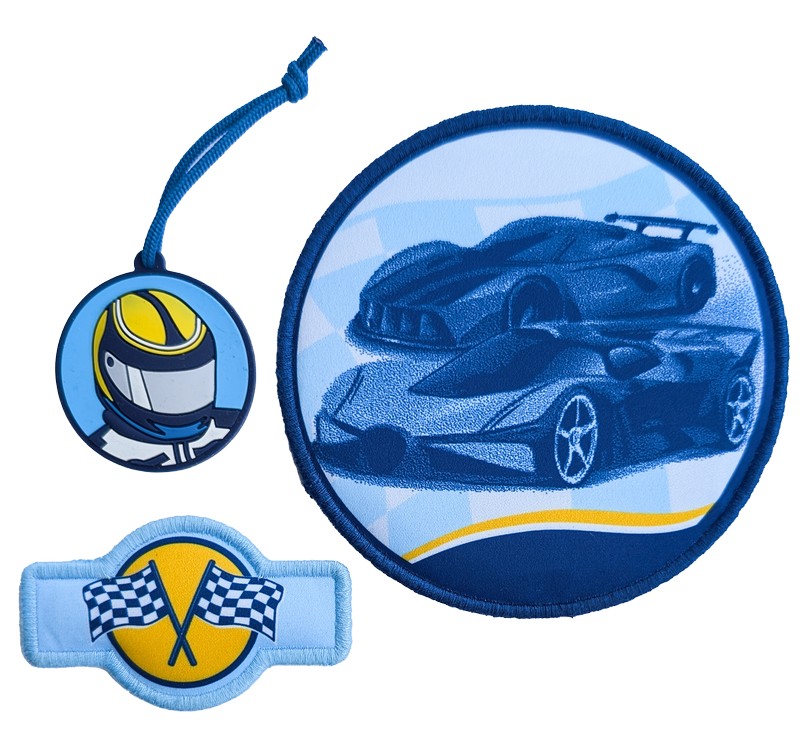 Vavoo Magnetsticker-Set Rennauto von Vavoo