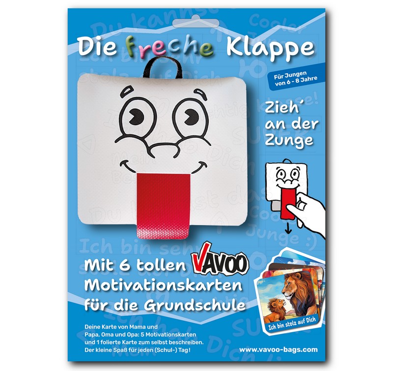 Vavoo Motivationskarten-Set Freche Klappe Junge von Vavoo