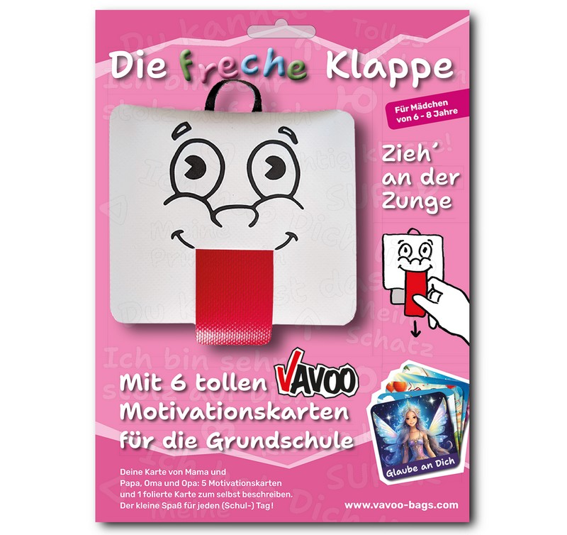 Vavoo Motivationskarten-Set Freche Klappe Mädchen von Vavoo