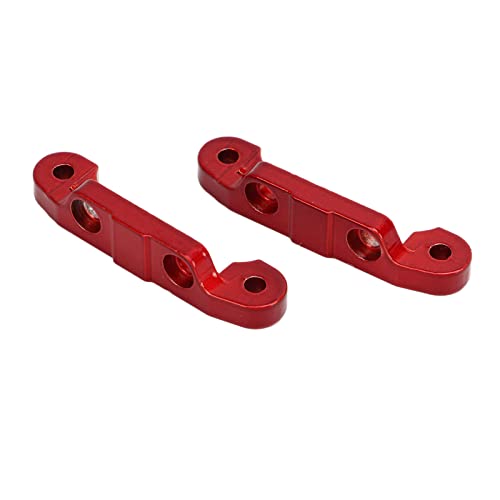 VBESTLIFE 2PCS RC Arm Code, RC Vorder- und Hinterarmcode 37,5 Mm Zinklegierung für SCY 16101 16102 16103 16201 1/16 RC Car (Rot) von VBESTLIFE