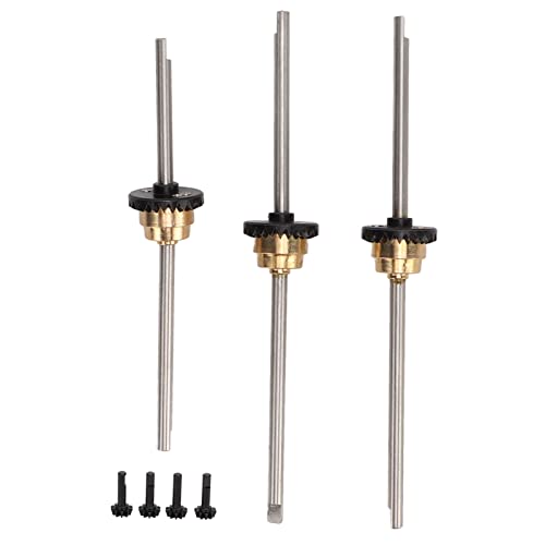 VBESTLIFE RC Vorder-Mittel-Hinterachse, Aluminium Vorder-Mittel-Hinterachse Differential-Kit für WPL C14 C24 C34 C44 B14 B16 B24 B36 1/16 RC Auto von VBESTLIFE