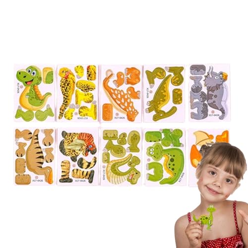 Vbnuyhim 3D-Puzzle für Kinder,3D-Puzzles für Kinder,Flugzeug-Rätsel - Schaumstoff-Dinosaurier-Puzzles für Kinder, manuelle Montage dreidimensionaler Modellpuzzles im Vorschulalter von Vbnuyhim