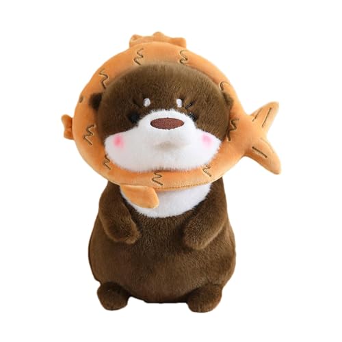 Vbnuyhim Lutra Plüschspielzeug, Lutra Plüschtiere Lustige Lutra Plushie Plüschtiere Lutra Plüschtiere - Entzückende Plüschtiere, Plüschsofa-Ornament, Niedliches Kuscheltier für und von Vbnuyhim