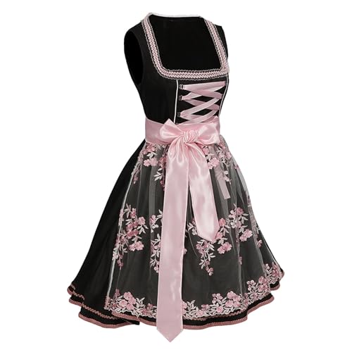 Vbnuyhim Oktoberfest-Kleid – Biermädchen-Kostüm für Damen, Oktoberfest-Kostüme, traditionelle deutsche Kleider für Oktoberfest-Festivals von Vbnuyhim