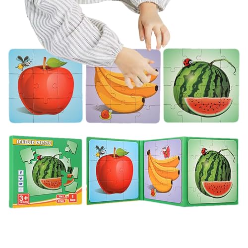 Vbnuyhim Reisepuzzles für Kinder im Alter von 3–5 Jahren, Magnetpuzzles für Kinder,Bauernhof-Themenpuzzle - Magnetisches Puzzlebuch für Kinder von 3 bis 5 Jahren, Spielzeug, Lernpuzzle, Reisespiele, von Vbnuyhim