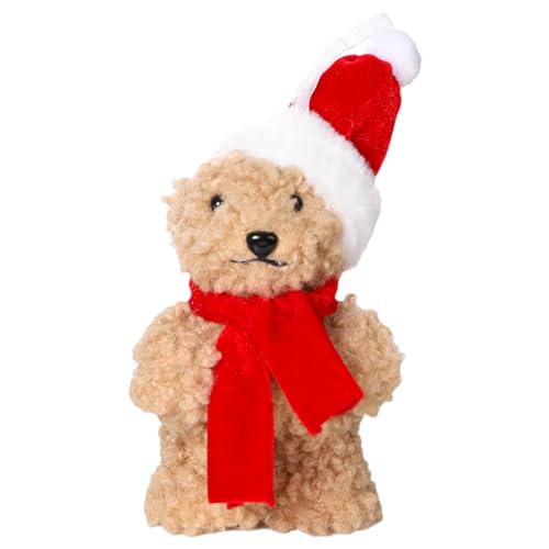 Vbnuyhim Teddybär-Ornamente aus Weihnachtsbaum, Plüschtier von Weihnachtsbären, Partybevorzugungen für kleine Bär | Plüschtier, kleine Bärenpuppe, festliches Partygeschenk von Vbnuyhim