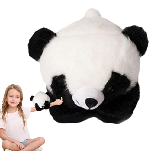 Vbnuyhim Tierische Slap-Armbänder,Tier-Plüsch-Slap-Armband, Panda-Tapping-Armband, Plüschtier-Schlagarmbänder für Kinder, niedliche Plüschtier-Schnapparmbänder von Vbnuyhim