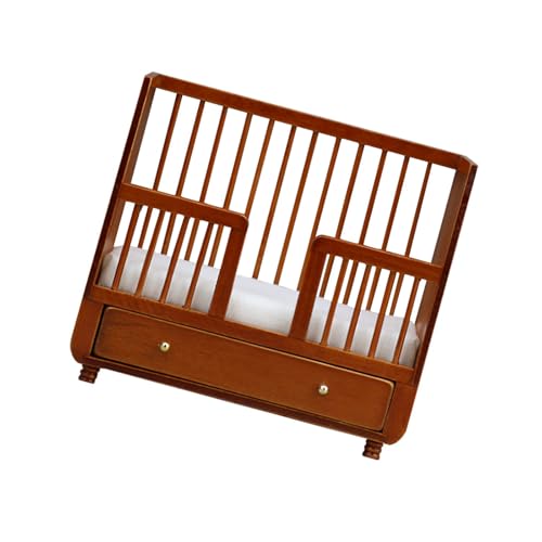 Vdaxvme Dollhouses Crib Model Realistische Puppenhouses Krippen Realistisches Spiel Single Realistic 1:12 Modell Spielzeug Spielzeug Vdaxvme Dollhouses Crib Model Realistische Puppenhouses Krippen Realistisches Spiel Single Realistic 1:12 Modell Spielzeug Spielzeug von Vdaxvme