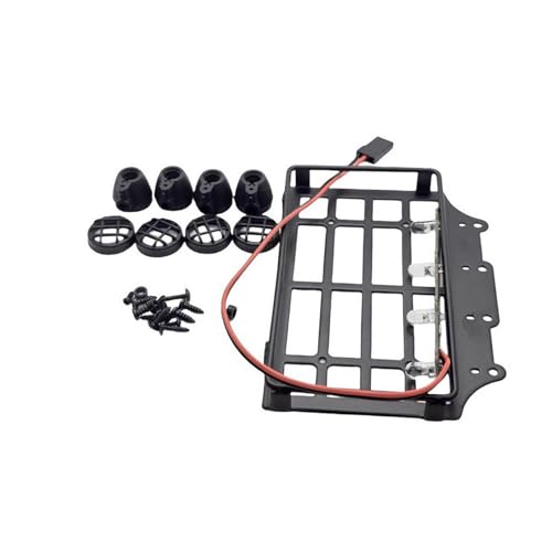 Vdaxvme Metalldachträger Mit Eingebauten LED Leuchten Für 1 12 Fernbedienungsfahrzeugmodell Upgrades Vdaxvme Metalldachträger Mit Eingebauten LED Leuchten Für 1 12 Fernbedienungsfahrzeugmodell Upgrades von Vdaxvme