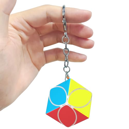 Vdealen Mini Zauberwürfel Speed Cube von Schlüsselbund Zauberwürfel Original, Glattes Stickerless Magic Würfel für Kindergeparty Magic Cube Spielzeug Geschenke für Kinder Teenager Erwachsene(Ivy) von Vdealen