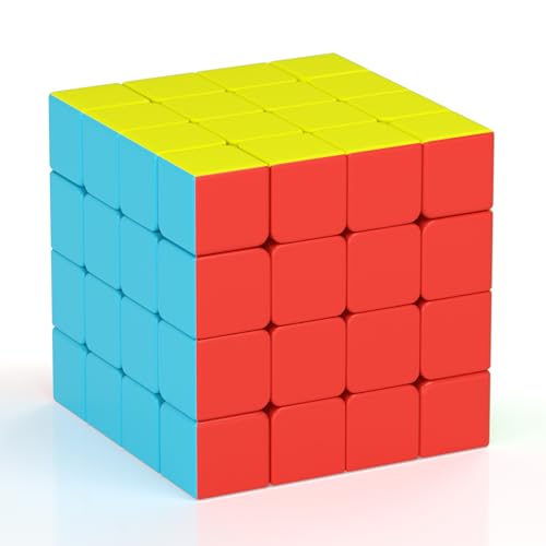 Vdealen Zauberwürfel Speed Cube von Zauberwürfel Original, Glattes Stickerless Magic Cube für Anfänger und Fortgeschrittene, Geschenk für Kinder Teenager Erwachsene(4x4) von Vdealen