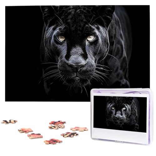 Jigsaw Puzzles 1000 Teile Für Erwachsene Tier Panther Jigsaw Puzzle Coole Tier Weihnachten Puzzle Geschenk Puzzle Für Familie Größe 75 X 50 cm von VducK