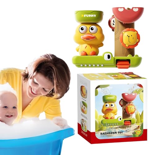 Duck Bath Toys, Cute Duck Bath Suction Cup Toy, rotatable Water Squirting Bathroom Toy, for Boys and Girls,7.01x2.91x6.1 inches, ,Squirting Bath,Duck Water Squirter von Veasbuu