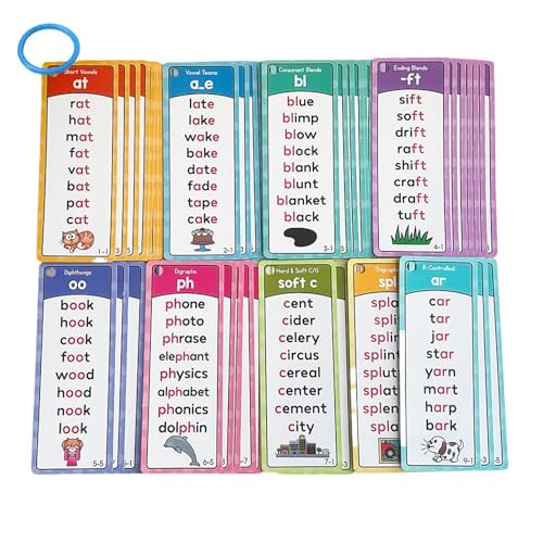 Phonics Flash Cards, Preschool Kids Learning Cards, Sight Words Flash Cards, Educational Reading Flash Cards, Digraphs Flash Cards, Toddler Learning Flash Cards, Phonics Cards for Kids von Veasbuu