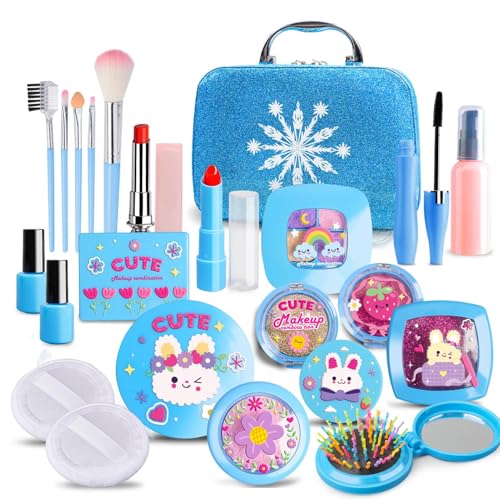 Toddler Girl Toys, Realistic Makeup Kit, Pretend Makeup Set, Play Makeup Kit, Toddler Makeup Set, Exquisite Design Makeup Kit, Makeup Kit, Safe Makeup Set for von Veasbuu