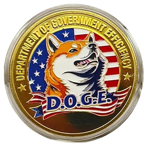 Veasbuu Dog Virtual Coin, Rust-Proof Commemorative Token, Funny Creative Metal Crafts, Souvenir Collectible Gift, for Family Friends Colleagues, Collectibles Dog Coin Veasbuu Dog Virtual Coin, Rust-Proof Commemorative Token, Funny Creative Metal Crafts, Souvenir Collectible Gift, for Family Friends Colleagues, Collectibles Dog Coin von Veasbuu