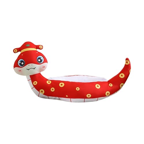 Veasbuu Snake Mascot Headgear, New Year Head Cover, 3D Animal Hat, Comfortable Headpiece, Adult Snake Headpiece, Spring Festival Headgear, Animal Costume Headgear, Snake Head Costume von Veasbuu