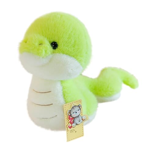 Veasbuu Snake Plush Toy, Green Snake Plushie, Animal Stuffed Plushie, Plush Snake Doll, Snake Sleeping Pillow, Snake Hugging Plush, Plush Snake Pillow, Snake Plush Doll, Animal Plush Pillow von Veasbuu