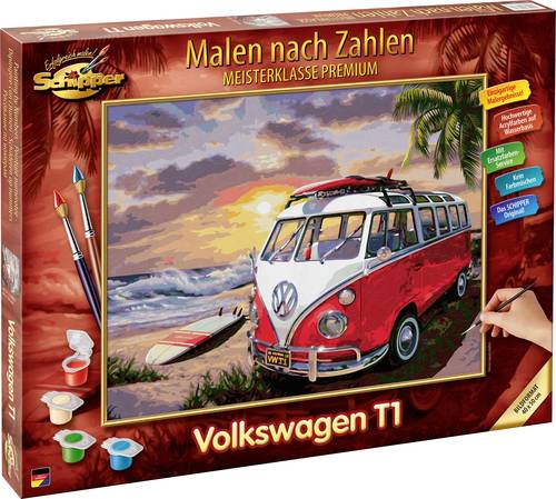 Malen nach Zahlen - Volkswagen T1 von Vedes