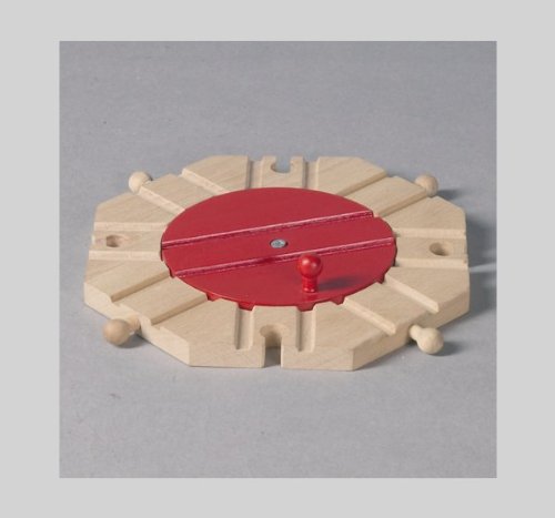 Vedes/Spielmaus Drehkreuz für Holzeisenbahnen - Kompatibel mit vielen Holzbahnsets von Vedes