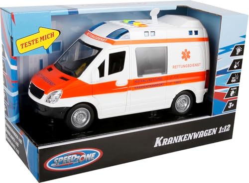 Vedes Speddzone DC Krankenwagen mit Licht & Sound, 33112441 von Vedes