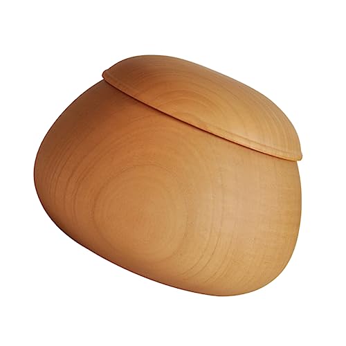 1 Stück Jujube Wood Go Glas Lipgloss Gehen Kann Krüge Mit Deckel Holzkrug Bowlen Gehen Spielkanister Gehen Professionelle Go-Bowl Vorratsflasche Jujube-Holz Hölzern Schach von Veemoon