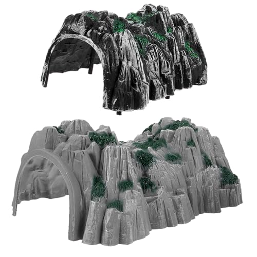 Veemoon 2 Stück Simulation Höhle Modell Teiliges aus Langlebigem Kunststoff Kleines DIY Eisenbahn Tunnel Zubehör für Garten Spielzimmer und Miniatur Zug Landschaft Einfach zu Montieren Veemoon 2 Stück Simulation Höhle Modell Teiliges aus Langlebigem Kunststoff Kleines DIY Eisenbahn Tunnel Zubehör für Garten Spielzimmer und Miniatur Zug Landschaft Einfach zu Montieren von Veemoon