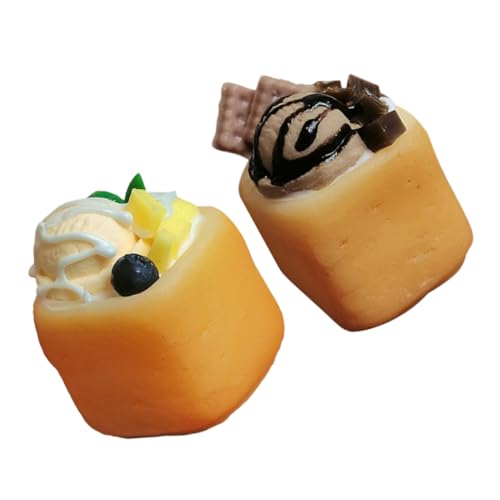 Veemoon 2stücke Miniatur-Eiscreme-Toast-Modelle Für Puppenhaus Spielzeug Für Junge Mädchen Kochzubehör Für Puppenhaus Puppenhaus-essenmodell Puppenhaus-Dekoration Veemoon 2stücke Miniatur-Eiscreme-Toast-Modelle Für Puppenhaus Spielzeug Für Junge Mädchen Kochzubehör Für Puppenhaus Puppenhaus-essenmodell Puppenhaus-Dekoration von Veemoon