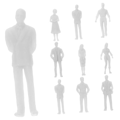 Veemoon 20 Stück Teiliges Miniatur Weiße Menschenfiguren Unbemalt Langlebig für Modellbau Architektur Diorama Bastelprojekte Modellbahnanlagen Puppenhaus Dekoration Veemoon 20 Stück Teiliges Miniatur Weiße Menschenfiguren Unbemalt Langlebig für Modellbau Architektur Diorama Bastelprojekte Modellbahnanlagen Puppenhaus Dekoration von Veemoon