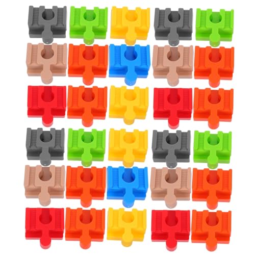 Veemoon 28 Stück Teiliges Bunter Holzschienenverbinder für Holzeisenbahn Präzise Passform Kompatibel mit Führenden Schienensystemen Kinderfreundlich Einfache Montage Fördert Kreativität Veemoon 28 Stück Teiliges Bunter Holzschienenverbinder für Holzeisenbahn Präzise Passform Kompatibel mit Führenden Schienensystemen Kinderfreundlich Einfache Montage Fördert Kreativität von Veemoon