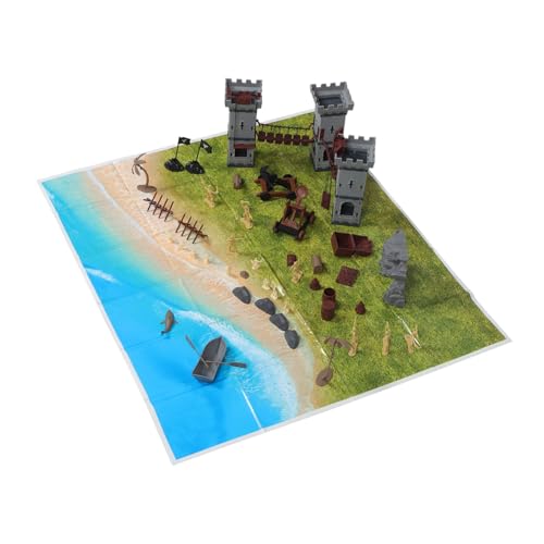 Veemoon 293 Stück Teiliges Piraten-Soldaten mit Miniaturfiguren und Schlossmodell Detailreiche Kunststoff-militärfiguren für Sammler Inklusive Zubehör für Interaktives Sandtisch-Spiel Veemoon 293 Stück Teiliges Piraten-Soldaten mit Miniaturfiguren und Schlossmodell Detailreiche Kunststoff-militärfiguren für Sammler Inklusive Zubehör für Interaktives Sandtisch-Spiel von Veemoon