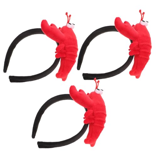 Veemoon 3 Stück Teiliges Rotes Haarreif Niedlichen Kleinen Plüsch flusskrebs ohren Lustiges Stirnband für Party Urlaub Vielseitig Passend für Damen und Mädchen Veemoon 3 Stück Teiliges Rotes Haarreif Niedlichen Kleinen Plüsch flusskrebs ohren Lustiges Stirnband für Party Urlaub Vielseitig Passend für Damen und Mädchen von Veemoon