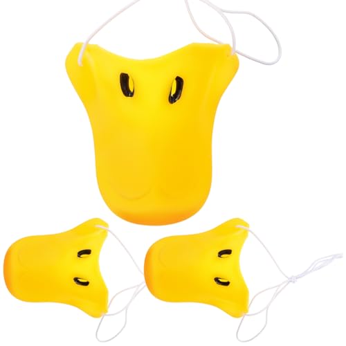 Veemoon 3Pcs Enten Nase Entenbill Kostüm Tiernasenmaske Für Ostermaskerade Karneval Cosplay Party Requisiten von Veemoon