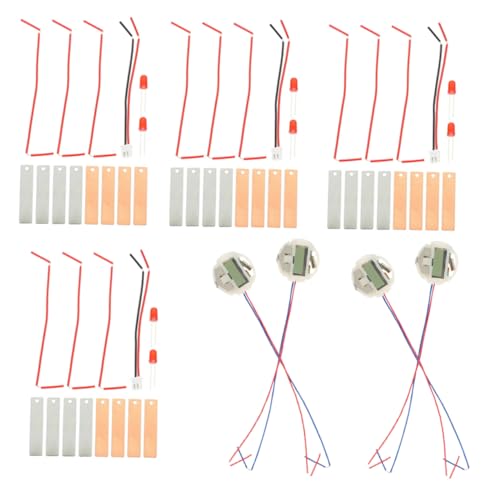 Veemoon 4sätze Kartoffelbatterien Set Wissenschaftsbausatz Für Elektrizität Experiment Mit Orangen Und Zitronen Physik-lehrmittel Mit Elektronischer Uhr Lernspielzeug Für Junge Veemoon 4sätze Kartoffelbatterien Set Wissenschaftsbausatz Für Elektrizität Experiment Mit Orangen Und Zitronen Physik-lehrmittel Mit Elektronischer Uhr Lernspielzeug Für Junge von Veemoon
