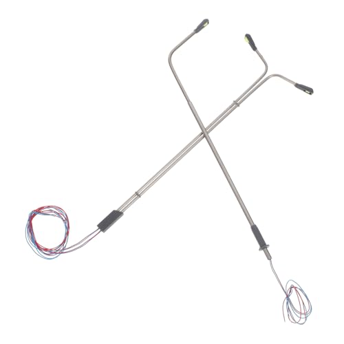 Veemoon 4 Stück Micro Straßenlampen mit LED Beleuchtung Schnell Montierbare Miniatur Straßenlaternen für Modelleisenbahn Urbane Mikro Landschaften Detailreiche Mini Lampen Veemoon 4 Stück Micro Straßenlampen mit LED Beleuchtung Schnell Montierbare Miniatur Straßenlaternen für Modelleisenbahn Urbane Mikro Landschaften Detailreiche Mini Lampen von Veemoon