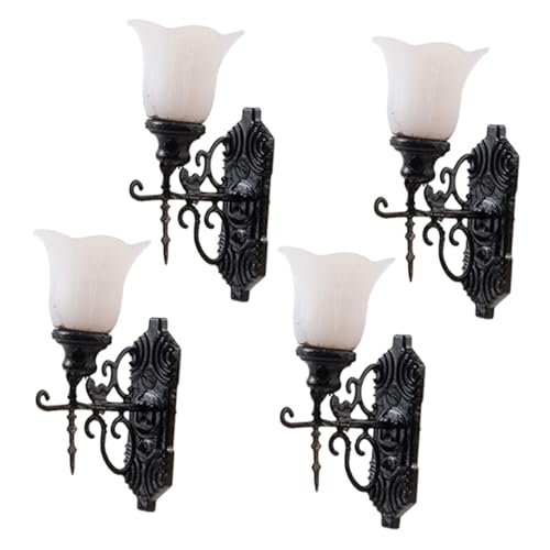 Veemoon 4stücke Tisch Miniatur Miniatur-Lampe Mini-wandlampen Mini-leuchtwandlampe Miniatur-wandlampen Sandtischmaterialien Kleines Wandlampenmodell DIY-sandtischdekor Kleine Wandlampe Min Veemoon 4stücke Tisch Miniatur Miniatur-Lampe Mini-wandlampen Mini-leuchtwandlampe Miniatur-wandlampen Sandtischmaterialien Kleines Wandlampenmodell DIY-sandtischdekor Kleine Wandlampe Min von Veemoon