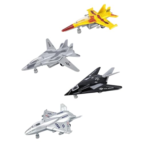 Veemoon 4 Stück Teiliges Flugzeugspielzeug aus Langlebiger Legierung Rückziehbare Kleine Kampfjets Batteriefrei Leicht Tragbar für Fördert Fantasie und Motorische Entwicklung Veemoon 4 Stück Teiliges Flugzeugspielzeug aus Langlebiger Legierung Rückziehbare Kleine Kampfjets Batteriefrei Leicht Tragbar für Fördert Fantasie und Motorische Entwicklung von Veemoon