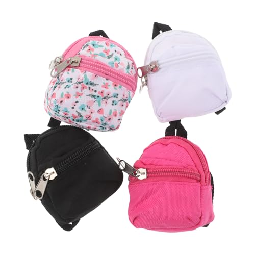 Veemoon 4stücke Miniatur-Rucksack Für Puppenhaus Puppenrucksack Mit Reißverschluss Mini-Rucksack Für Puppen Miniatur-Schultasche Tragetasche Für Puppenzubehör Puppen-ankleidezubehör Veemoon 4stücke Miniatur-Rucksack Für Puppenhaus Puppenrucksack Mit Reißverschluss Mini-Rucksack Für Puppen Miniatur-Schultasche Tragetasche Für Puppenzubehör Puppen-ankleidezubehör von Veemoon