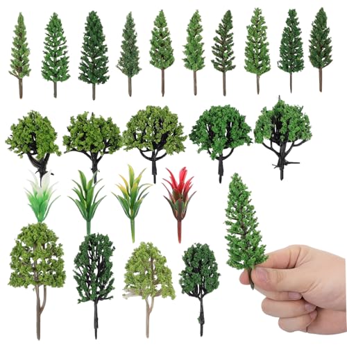Veemoon 40 Stück Teiliges Miniatur Modellbäume Mix Kleine Kiefern Leichte DIY Mikro Landschaftsbäume für Modellbau Eisenbahn Sandtisch und Kreative Bastelprojekte Veemoon 40 Stück Teiliges Miniatur Modellbäume Mix Kleine Kiefern Leichte DIY Mikro Landschaftsbäume für Modellbau Eisenbahn Sandtisch und Kreative Bastelprojekte von Veemoon