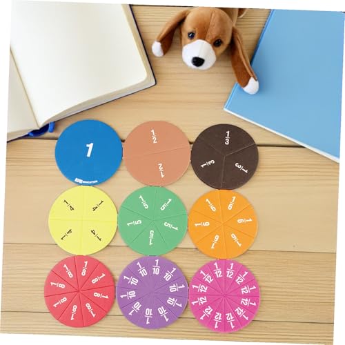 Veemoon 45 Stück Bruchsteine Kreisförmig Kinderspielzeug Bruchpuzzle Für Bruchkreise Bruchdemonstrationspapier Kreise Für Brüche Montessori Bruchpuzzle Eva Veemoon 45 Stück Bruchsteine Kreisförmig Kinderspielzeug Bruchpuzzle Für Bruchkreise Bruchdemonstrationspapier Kreise Für Brüche Montessori Bruchpuzzle Eva von Veemoon