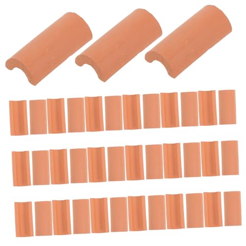 Veemoon 50 Stück Teiliges Miniatur Ziegelsteine mit Selbstklebender Rückseite Modell Dachziegel für Puppenhaus DIY Vielseitig für Diorama Landschafts und Filigrane Mikro Baustoffe Veemoon 50 Stück Teiliges Miniatur Ziegelsteine mit Selbstklebender Rückseite Modell Dachziegel für Puppenhaus DIY Vielseitig für Diorama Landschafts und Filigrane Mikro Baustoffe von Veemoon