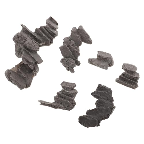 Veemoon 6 Stück Teiliges Miniatur Stein-treppen aus Langlebigem Resin Realistische Gartenleiter für Mikro-landschaften Diorama-zubehör für Sandtisch Modellbau Miniatur Eisenbahn Kulissen Veemoon 6 Stück Teiliges Miniatur Stein-treppen aus Langlebigem Resin Realistische Gartenleiter für Mikro-landschaften Diorama-zubehör für Sandtisch Modellbau Miniatur Eisenbahn Kulissen von Veemoon
