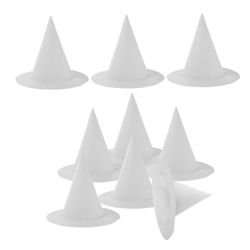 Veemoon 8stücke Weißer Papier-hexenhut Für Junge Mädchen Zum Basteln Diy-kunsthut Für Halloween-partys Zum Bemalen Und Dekorieren Wiederverwendbares Kostümzubehör Aus Papier Veemoon 8stücke Weißer Papier-hexenhut Für Junge Mädchen Zum Basteln Diy-kunsthut Für Halloween-partys Zum Bemalen Und Dekorieren Wiederverwendbares Kostümzubehör Aus Papier von Veemoon