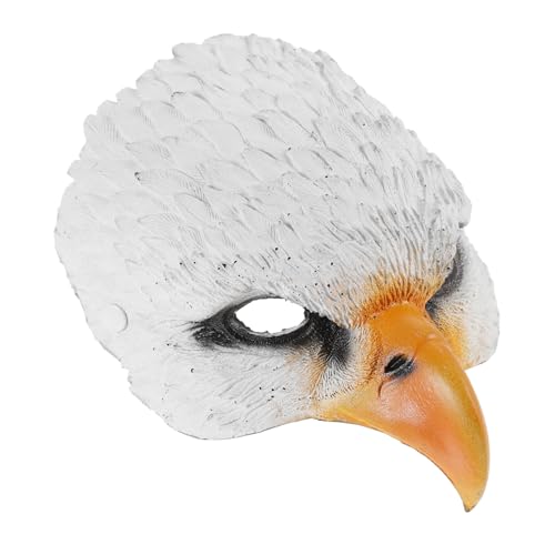 Veemoon Adler Maske Maskerade-maskenset Masken Für Maskerade-party Vogelmaskenkostüm Halloween-ohr Fuchsmaske Superhelden-maske Lustige Maske Cosplay-adler Geisterpartykostüm Pu Weiß von Veemoon