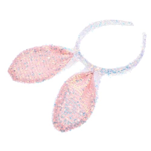 Veemoon Bunny Ears Haarreif mit Weißen Pailletten Bequemes Party accessoire für Damen und Mädchen Vielseitiger Hasenohren Stirnband für Karneval Geburtstag und Kostümfeste Veemoon Bunny Ears Haarreif mit Weißen Pailletten Bequemes Party accessoire für Damen und Mädchen Vielseitiger Hasenohren Stirnband für Karneval Geburtstag und Kostümfeste von Veemoon