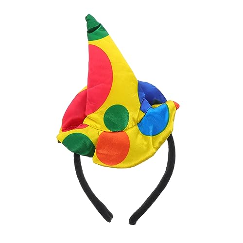 Veemoon Clown Hut Haarreif Für Damen - 2 Stück Clownshut Mit Bunten Punkten - Perfektes Headwear Für Karneval Zirkus Und Cosplay Lustiges Zubehör Für Unvergessliche Feste von Veemoon