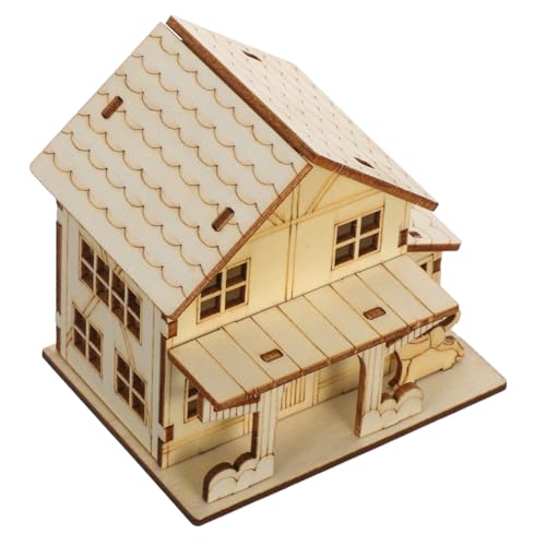 Veemoon DIY Holzhaus Bastelset Modell Kit mit LED Beleuchtung Stabiles Holzhaus zum Selbstbauen Innovatives Cabin Kit für Erwachsene und Dekoratives Gartenhaus für Wohnraumgestaltung Veemoon DIY Holzhaus Bastelset Modell Kit mit LED Beleuchtung Stabiles Holzhaus zum Selbstbauen Innovatives Cabin Kit für Erwachsene und Dekoratives Gartenhaus für Wohnraumgestaltung von Veemoon