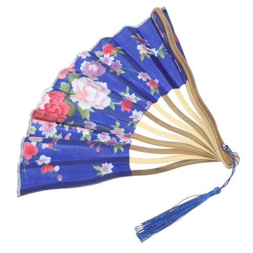 Veemoon Japanischer Faltfächer mit Quaste Handlicher Faltbarer Handventilator in Traditioneller Klappfächer für Hochzeit Tanz und Dekoration Leicht Tragbar und Platzsparend Veemoon Japanischer Faltfächer mit Quaste Handlicher Faltbarer Handventilator in Traditioneller Klappfächer für Hochzeit Tanz und Dekoration Leicht Tragbar und Platzsparend von Veemoon