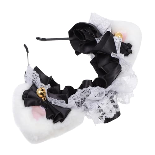Veemoon Katzenohren Stirnband aus Spitze mit Schwarzem Satinband Weiches Party haarband als Foto requisite für Frauen Geeignet für Cosplay Kinderfeste und Bühnenauftritte Veemoon Katzenohren Stirnband aus Spitze mit Schwarzem Satinband Weiches Party haarband als Foto requisite für Frauen Geeignet für Cosplay Kinderfeste und Bühnenauftritte von Veemoon