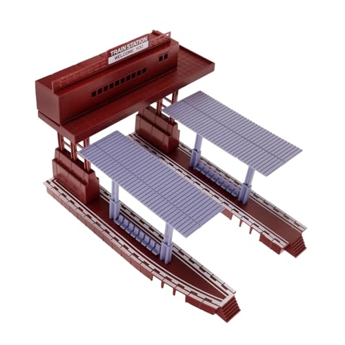 Veemoon Kinderspielzeug Bahnsteig Modell aus Robustem Kunststoff Pädagogisches Zugzubehör für Kreative Bahnanlagen Leicht Tragbar für Outdoor Spiel und DIY bahnhofgestaltung Veemoon Kinderspielzeug Bahnsteig Modell aus Robustem Kunststoff Pädagogisches Zugzubehör für Kreative Bahnanlagen Leicht Tragbar für Outdoor Spiel und DIY bahnhofgestaltung von Veemoon